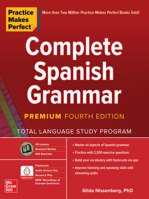 Title details for Complete Spanish Grammar by Gilda Nissenberg - Wait list